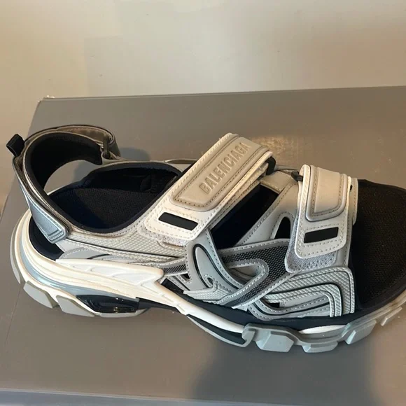 Brand New Balenciaga sandal Balenciaga Nylon Leopard Platform Rise Slide BB Sandal  main image 2